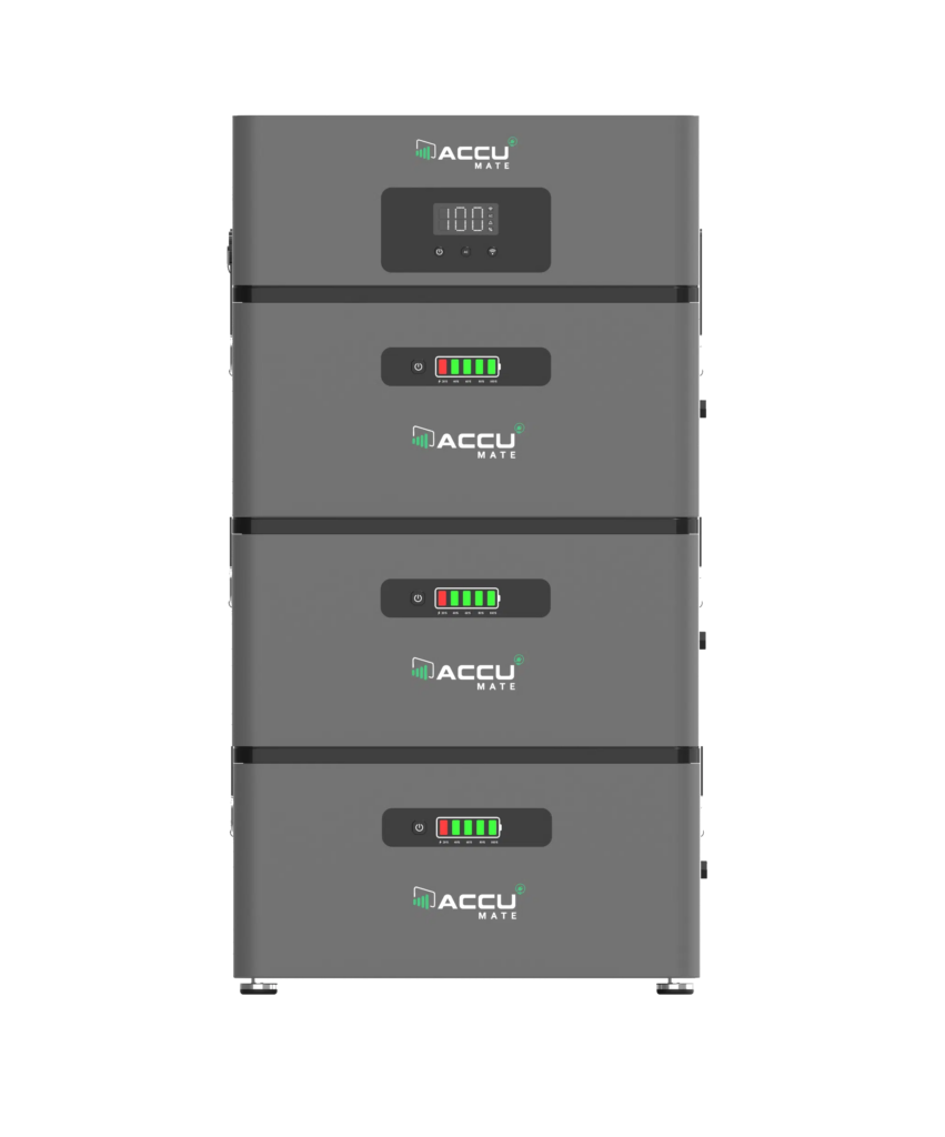 AccuMate plug in inverter + 3 batterijen 7.2KWh opslag
